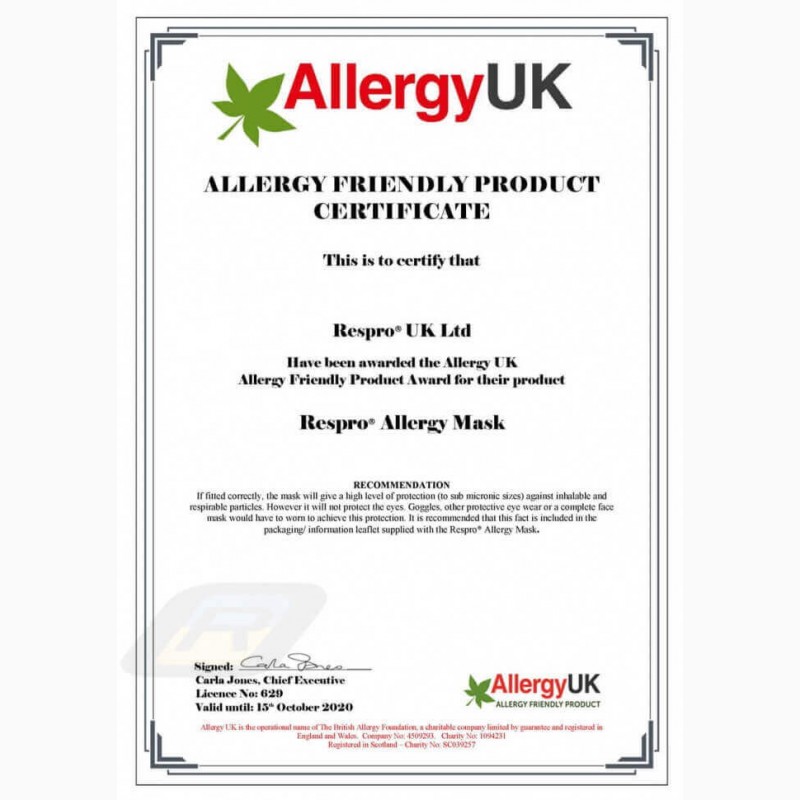 Фото 9. Защитная британская маска Respro для аллергиков от аллергии на пыльцу полиноз, амброзии