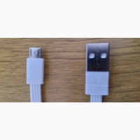 Кабель Remax оригинальный плоский micro USB 2.1A (1 метр)