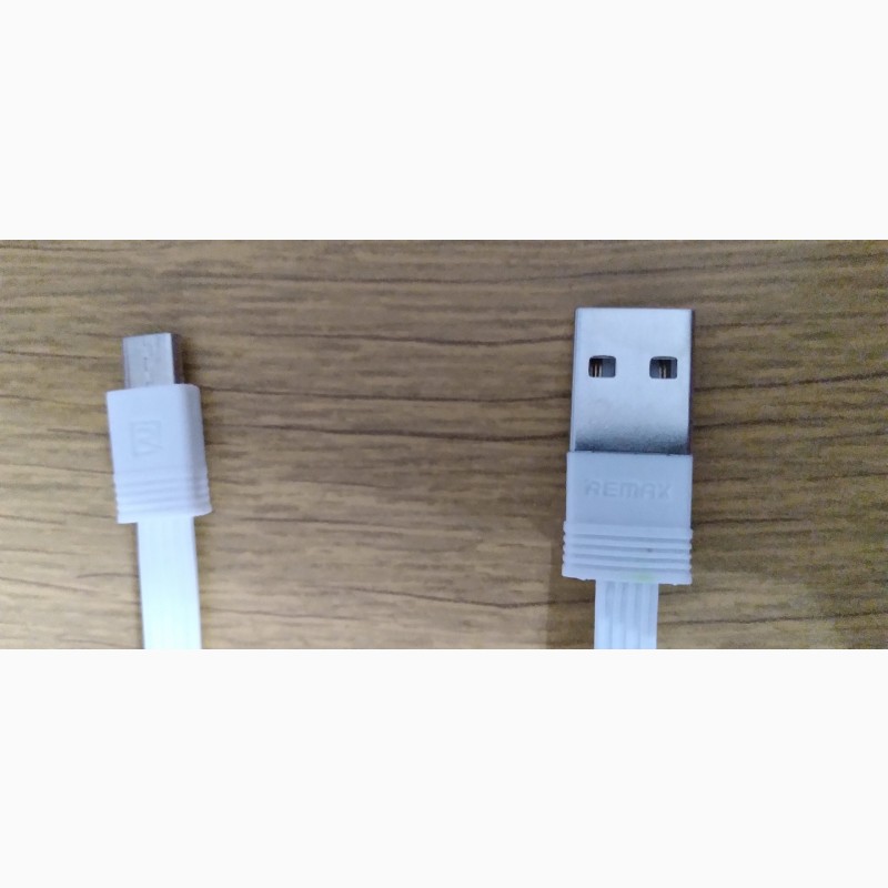 Фото 3. Кабель Remax оригинальный плоский micro USB 2.1A (1 метр)