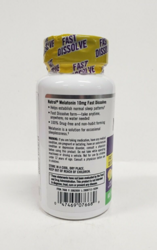 Фото 2. Мелатонін, посилена дія, зі смаком полуниці, 5 мг 90 таблеток США