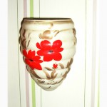 Продам настенную вазу для цветов (керамика советского производства)