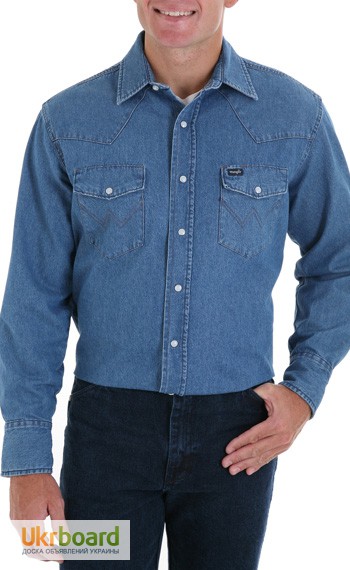 Оригинальные Американские джинсовые рубашки Wrangler, USA