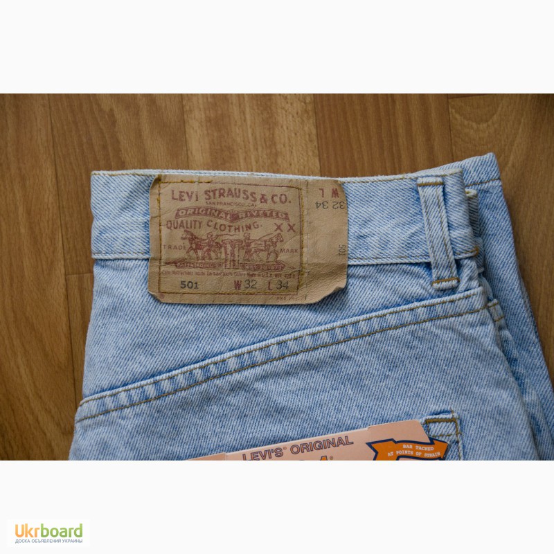 Фото 7. Продам Мужские джинсы из США. LEVI S 501 Original - Light Stonewash