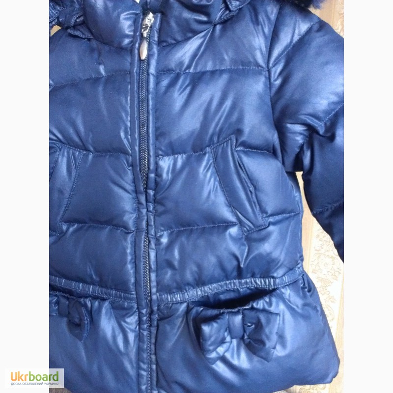 Фото 2. Зимняя пуховая куртка Benetton на 1-2 года 82 рост. Без дефектов. Бинеттон