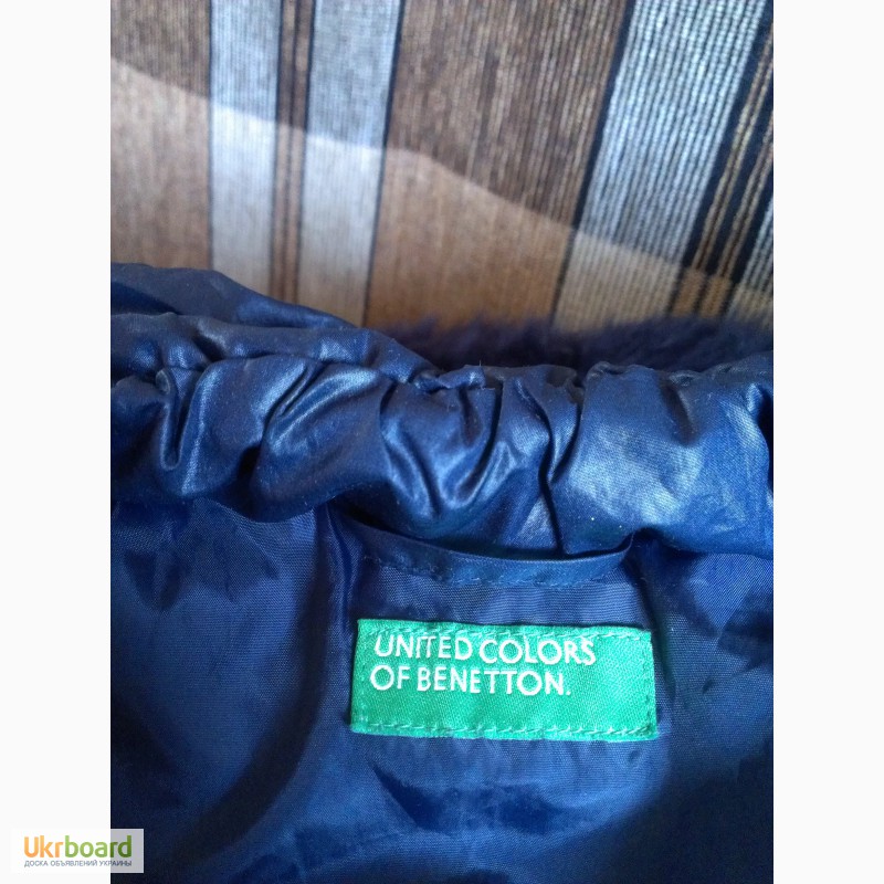 Фото 7. Зимняя пуховая куртка Benetton на 1-2 года 82 рост. Без дефектов. Бинеттон