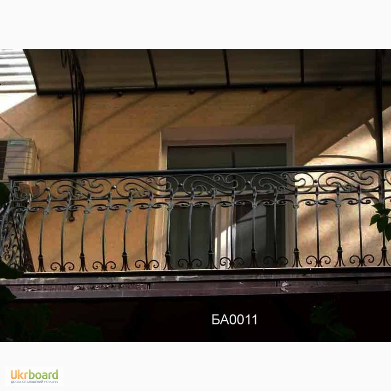 Фото 11. Балкони ковані, перила до балконів