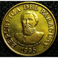 Парагвай 100 гуарани 1995 год UNC!!!! ОТЛИЧНАЯ
