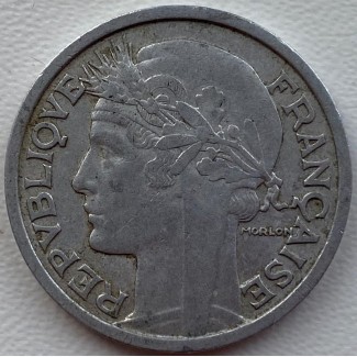 Франция 2 франка 1948 год 723 СОСТОЯНИЕ