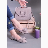 Продам новые женские наборчики -балетки+сумочка. Размеры-36-40. Иск.замш. Турция