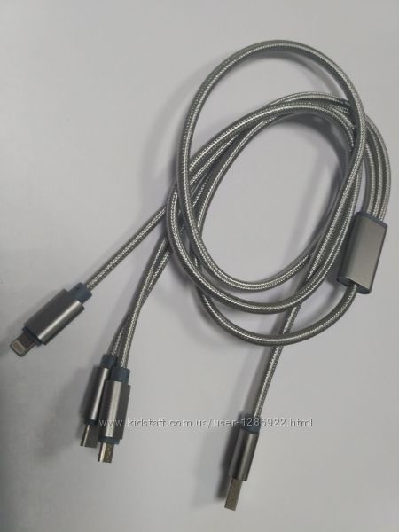 Фото 10. Зарядное устройство 2в1 + USB кабель Lenovo Xiaomi Samsung iPHONE 5, 5s, 5с, 6, 6s, 6+, 7