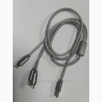 Зарядное устройство 2в1 + USB кабель Lenovo Xiaomi Samsung iPHONE 5, 5s, 5с, 6, 6s, 6+, 7