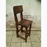 Барный стул под старину ( барные стулья из дерева ) деревянные