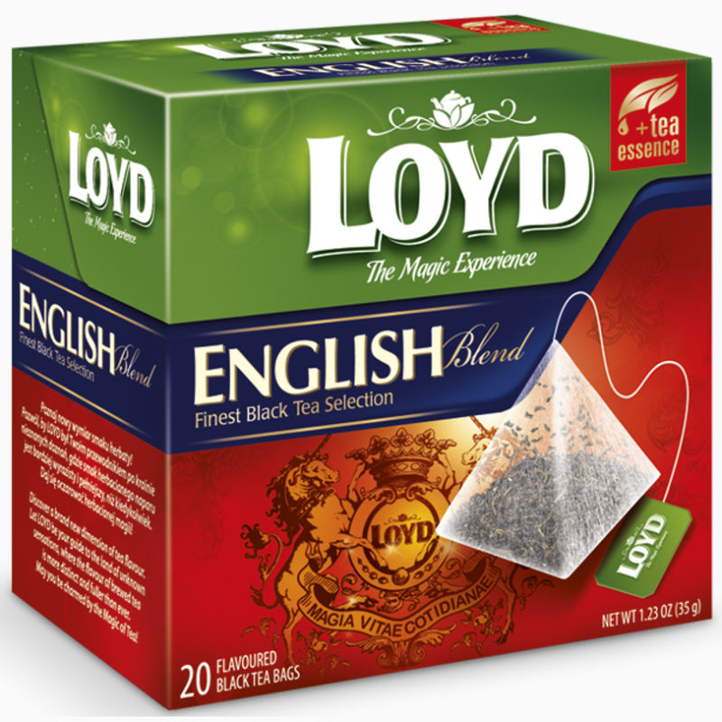 Чай черный Loyd English Blend в пирамидках 20 шт х 1.75 г