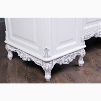Белый деревянный стол Версаль для кабинета Барокко стиль