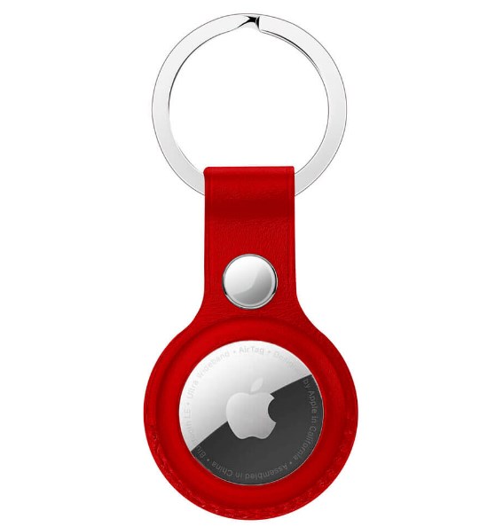 Фото 15. Брелок с кольцом Apple AirTag Silicone Key Ring Black (HC) изготовлен из силикона