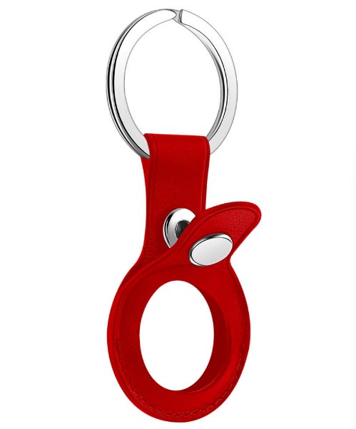Фото 16. Брелок с кольцом Apple AirTag Silicone Key Ring Black (HC) изготовлен из силикона