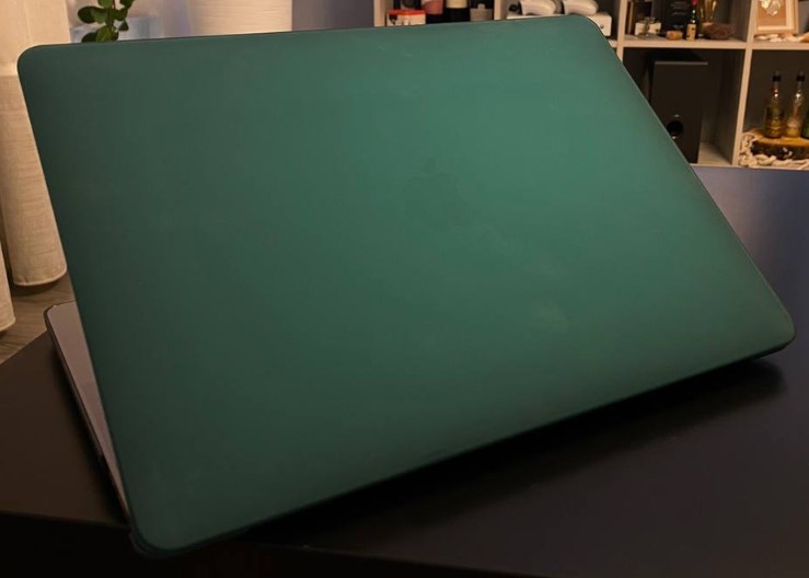 Фото 2. Чехол Soft Touch Matte Dark Green Хаки для планшета MacBook Pro 13 2016-20 A1706 A1708
