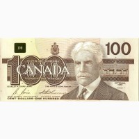 100 Долларов 1988, Канада 99b UNC