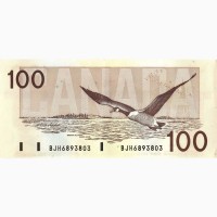 100 Долларов 1988, Канада 99b UNC