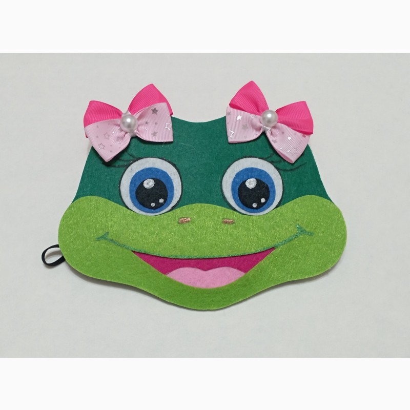 Фото 3. Карнавальная маска-наголовник Царевна лягушка (жабка)