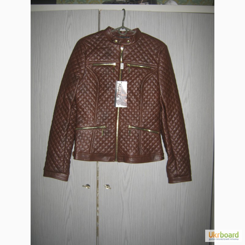 Фото 4. Продам женские новые курточки из кожзаменителя.размеры- 46, 48, 50