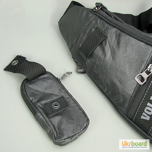Фото 3. Сумка-рюкзак нагрудная текстильная черная Volunteer 1452-05
