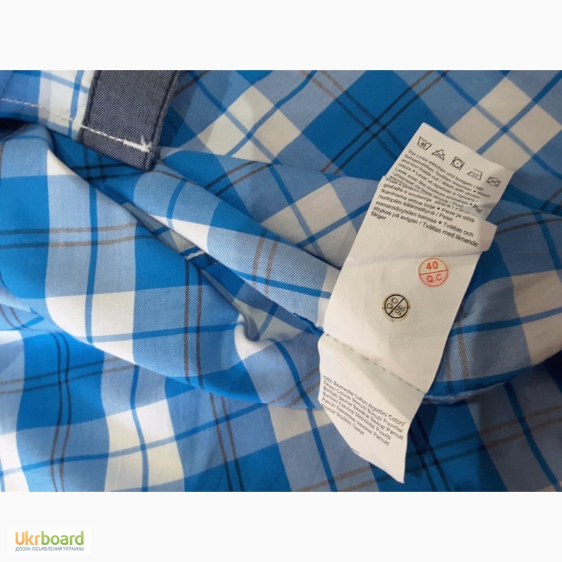 Фото 9. Мужская фирменная рубашка с короткими рукавами S.Oliver, размер L, наш 48-50, Германия