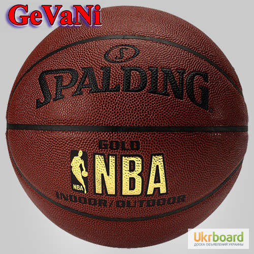 Мяч баскетбольный Spalding NBA золото