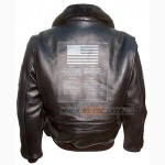 Шкіряна куртка Top Gun Offical Signature Series Jacket (чорна)