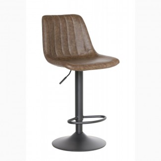 Барный высокий стул Кастор, цвет сиденья коричневый