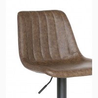 Барный высокий стул Кастор, цвет сиденья коричневый