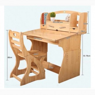 Парта-стол деревянный