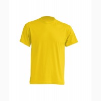 Футболка унисекс, футболка желтая короткий рукав