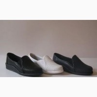 55-01 Туфли кожаные женские, черные