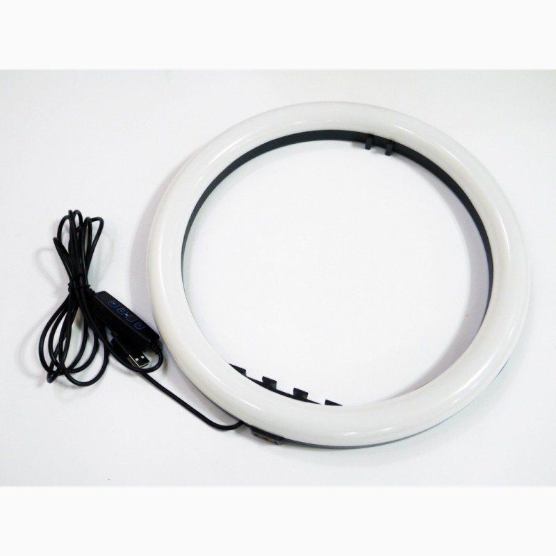 Фото 3. Кольцевая LED лампа SMN-12 30см 1 крепл.тел USB