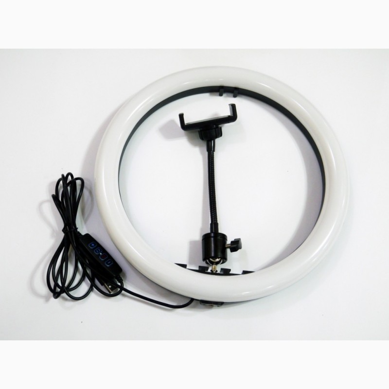 Фото 4. Кольцевая LED лампа SMN-12 30см 1 крепл.тел USB