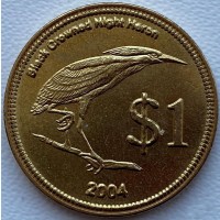 Кокосовые о-ва 1 доллар 2004 год с240 ОТЛИЧНАЯ