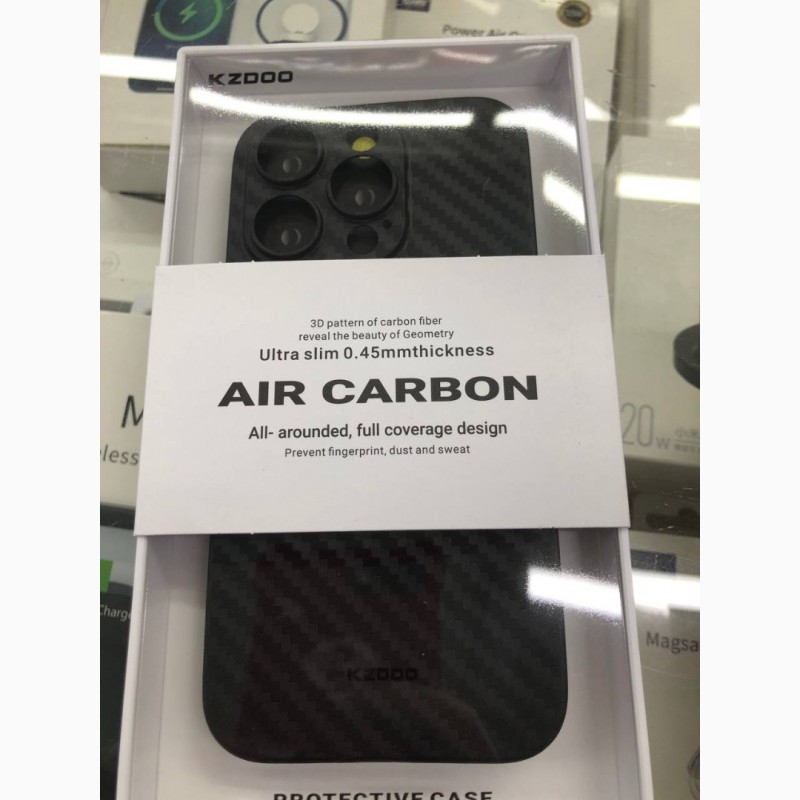 Фото 3. Чехол iPhone K-DOO Kevlar case на 14 Pro K-DOO Air Carbon Full Camera Карбоновий чохол K
