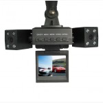 Автомобільний відеореєстратор з двома камерами Two camera car DVR 055
