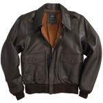 Летная кожаная куртка ВВС США Alpha Industries A-2 Goatskin Leather Jacket