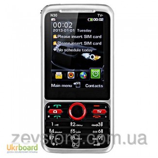 Ультратонкий мобильный телефон DONOD N 30 TV (KEEPON) сенсорный 2, 8 экран 2SIM TV FM