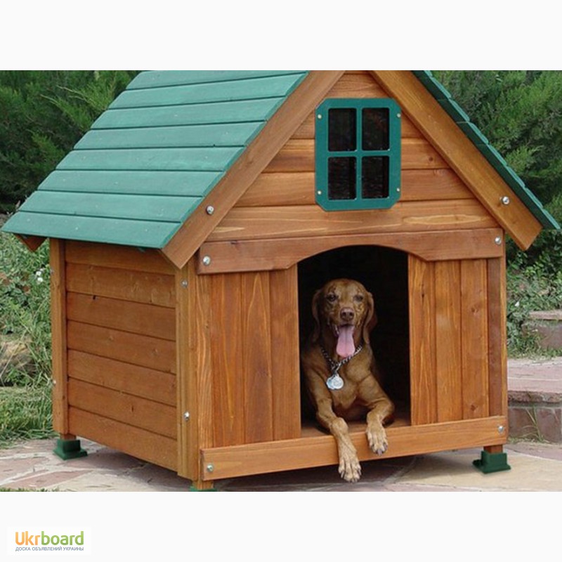 Фото 4. Будки деревянные для средних и крупных собак