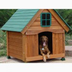 Будки деревянные для средних и крупных собак