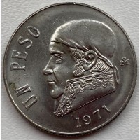 Мексика 1 песо 1971 год А182