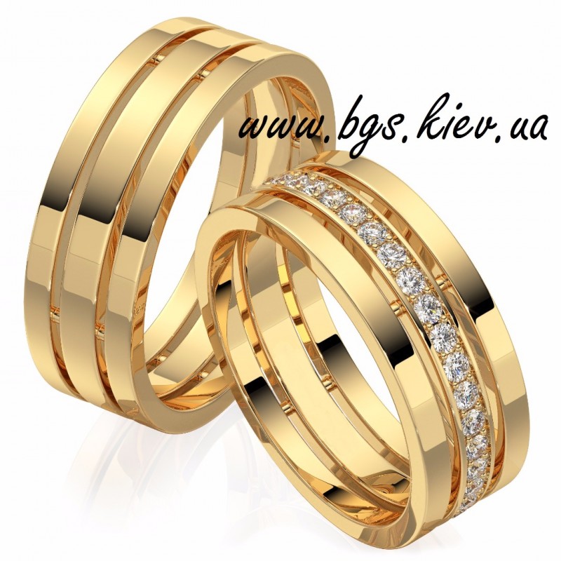 Фото 4. Обручальные кольца на заказ из желтого золота