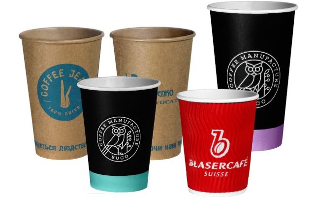 Бумажные стаканы с Вашим Логотипом (брендирование бумажных стаканов)