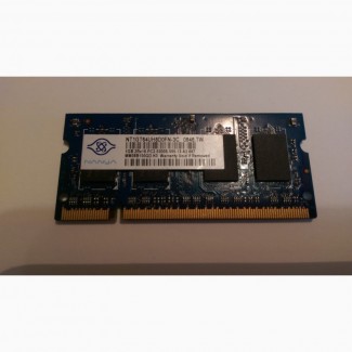Оперативная память Nanya 1GB DDR2 Memory SO-DIMM 200pin PC2-5300s 667MHz NT1GT64UH8D0FN-3C
