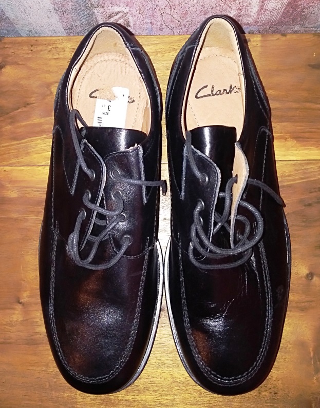 Фото 2. Кожаные туфли Clarks, размер-43, UK9