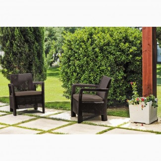 Комплект садовой мебели Tarifa 2x Chairs Нидерланды Allibert, Keter для дома, кафе