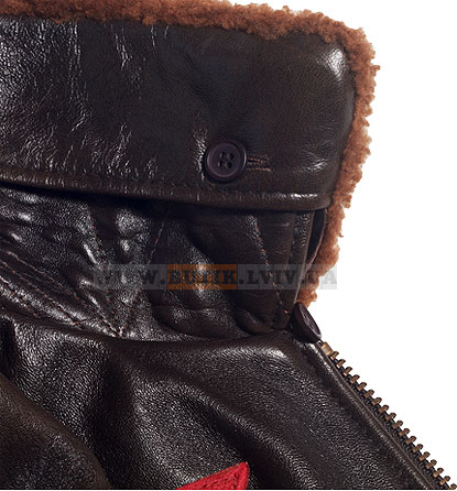 Фото 3. Шкіряна куртка Top Gun Official Signature Series Jacket (коричнева)
